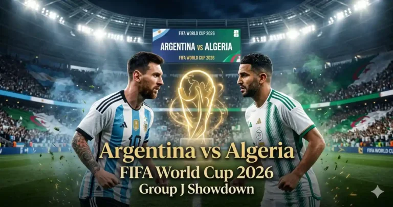 Argentina vs Algeria World Cup 2026