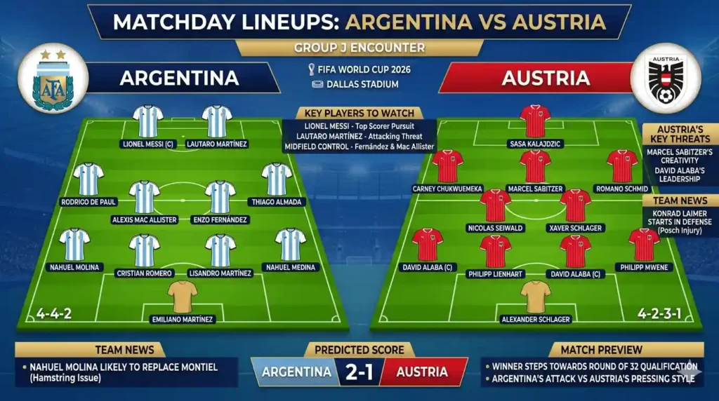Argentina vs austria 