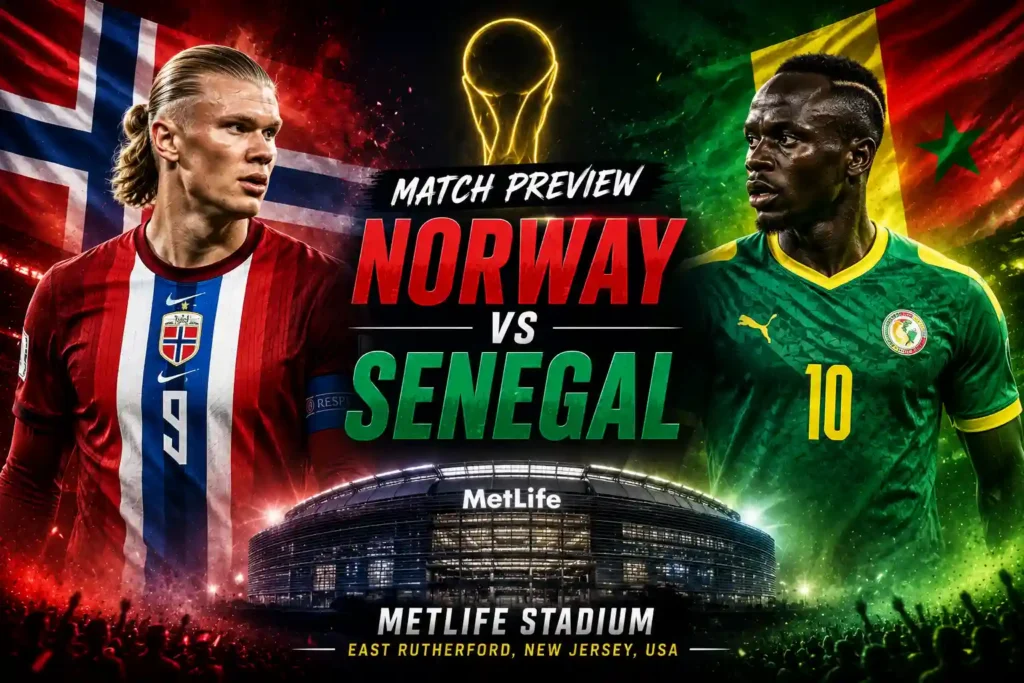 Norway vs Senegal at MetLife Stadium