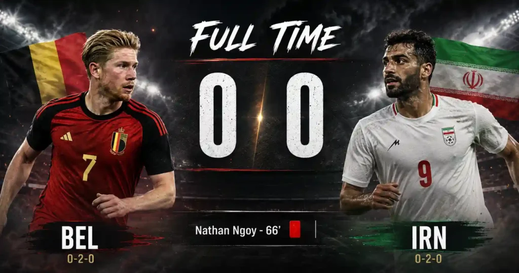 Belgium vs  Iran