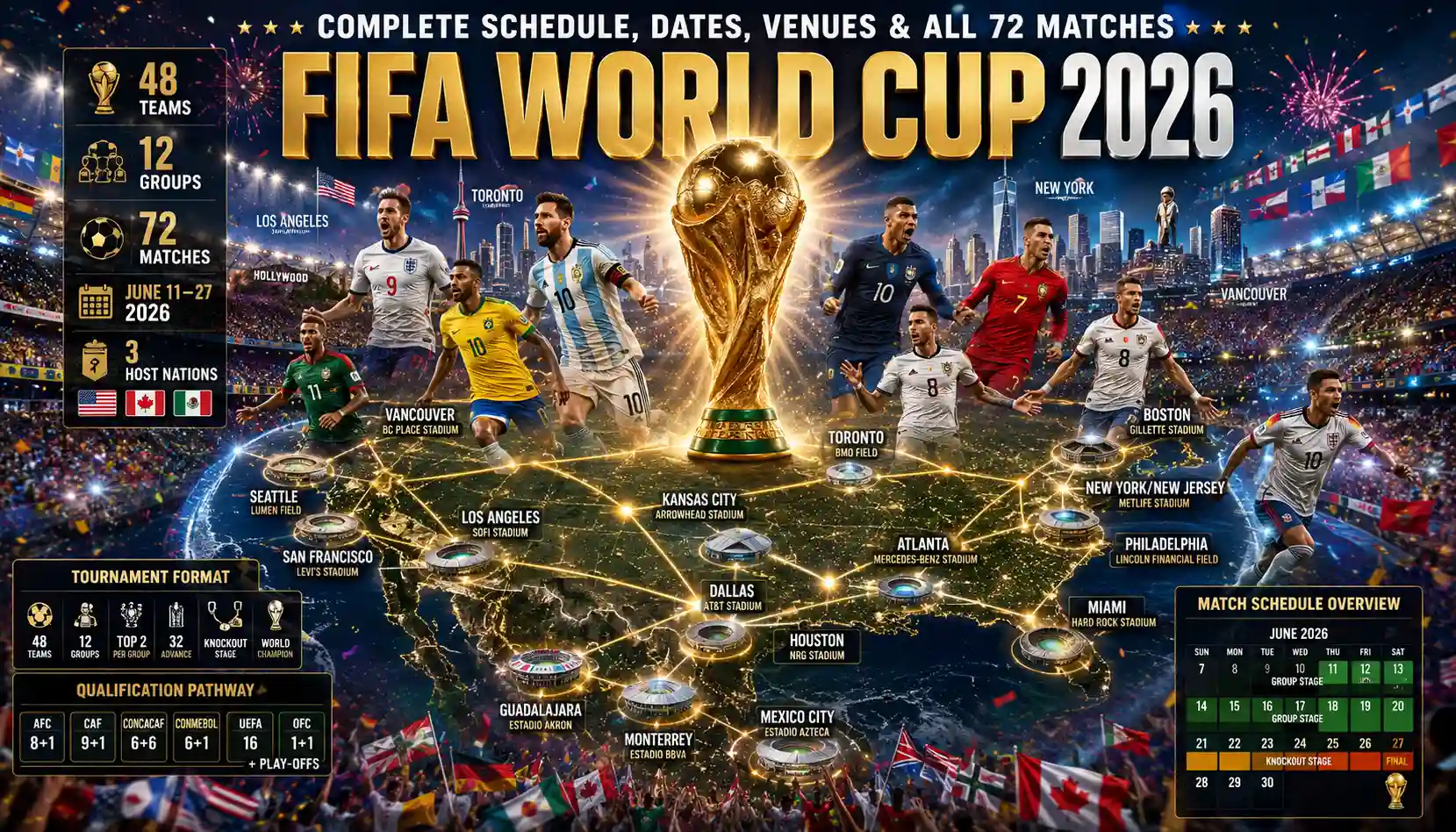 FIFA World Cup 2026 Group Stage Fixtures
