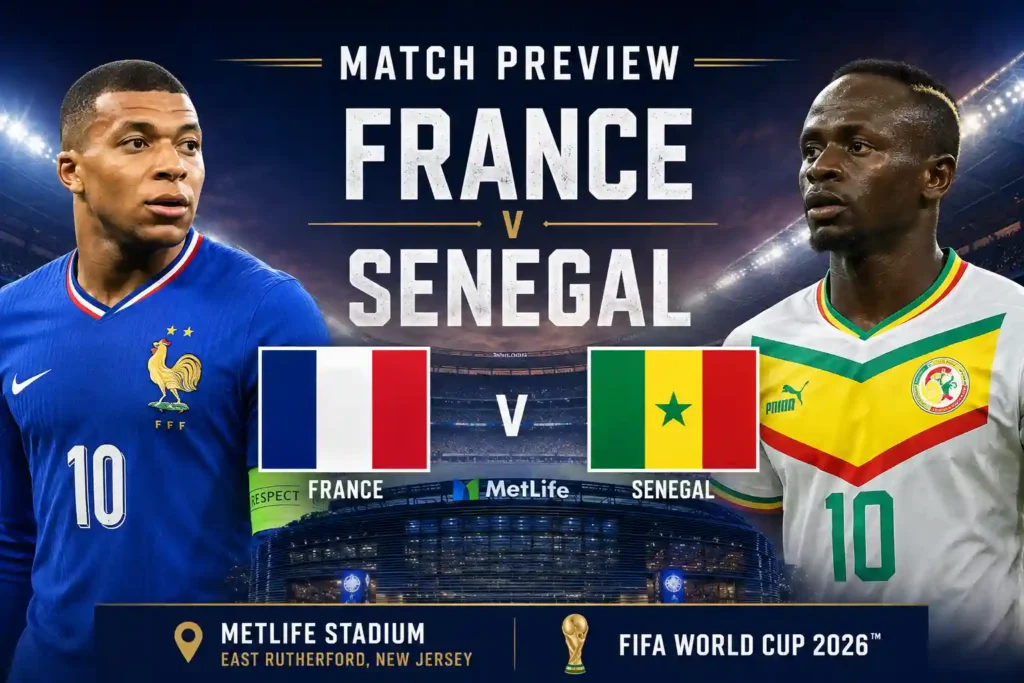France vs Senegal World Cup 2026 Preview