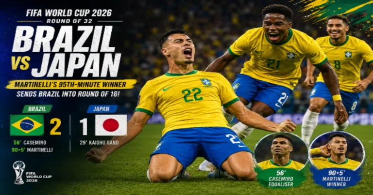 Brazil vs Japan Match Report