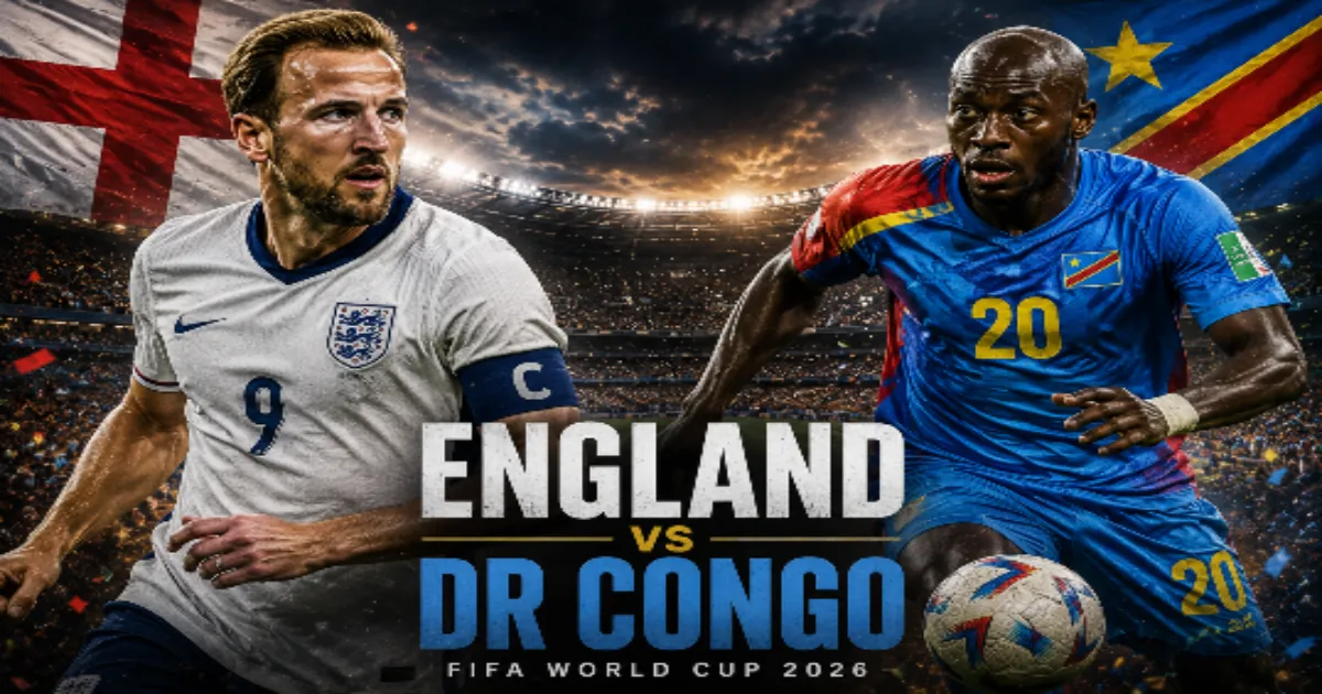 ENGLAND vs DR CONGO