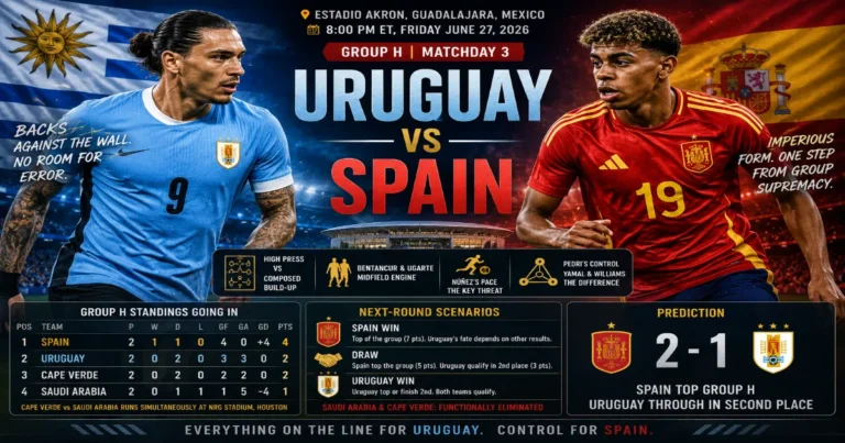 Uruguay vs Spain