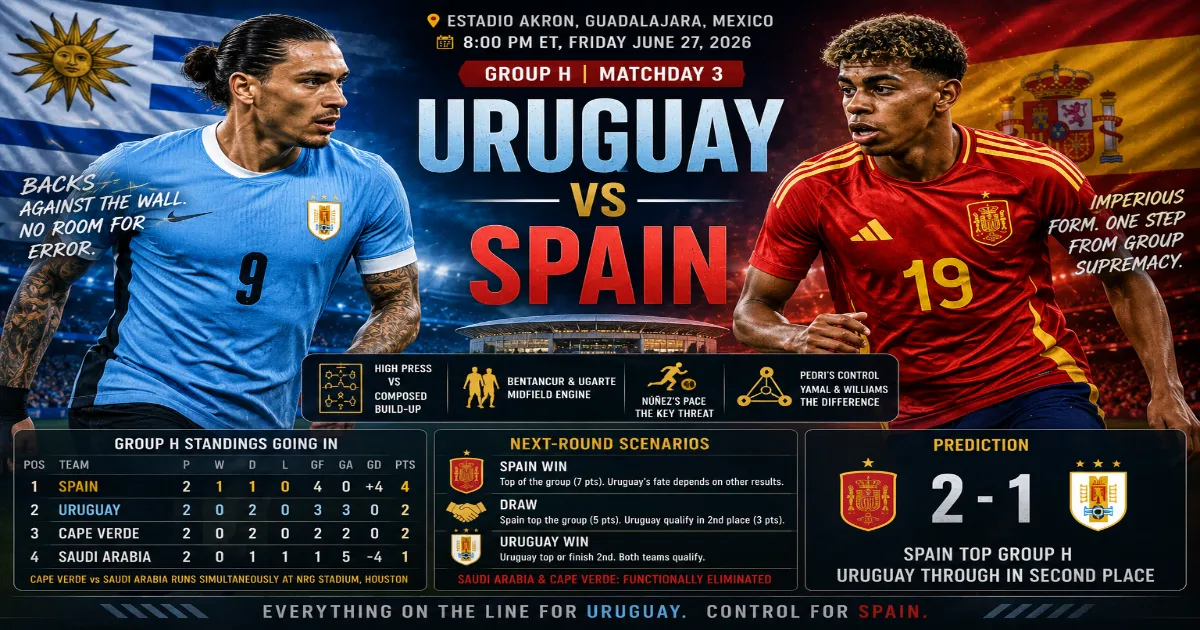 Uruguay vs Spain