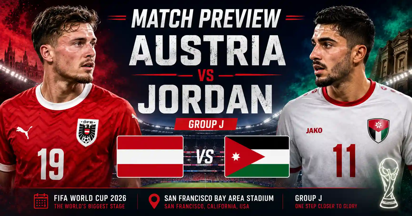 Austria vs Jordan