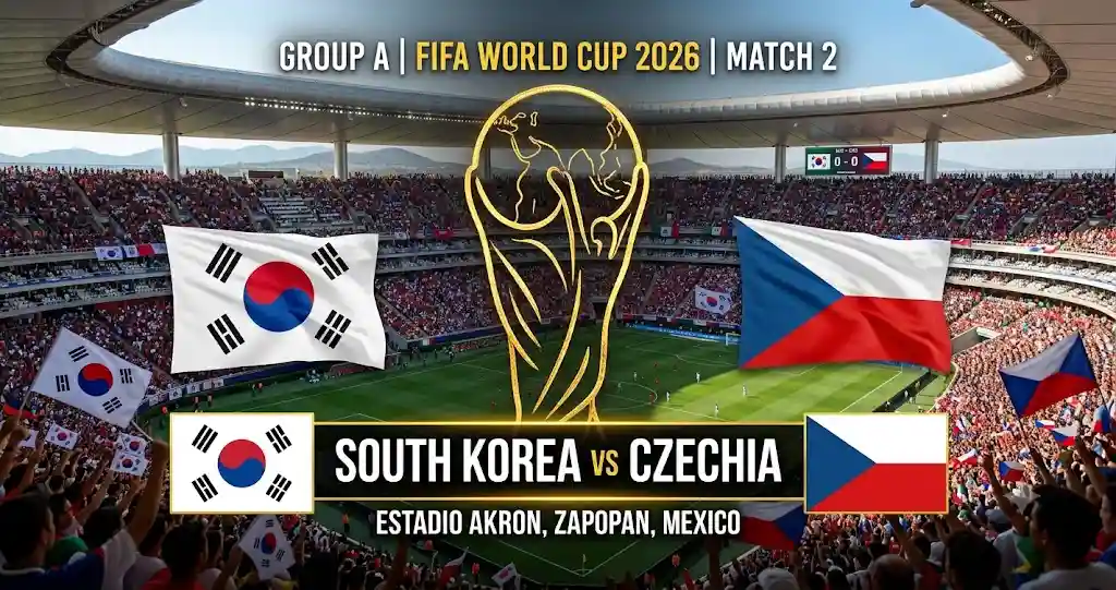 South Korea vs Czechia Lineups
