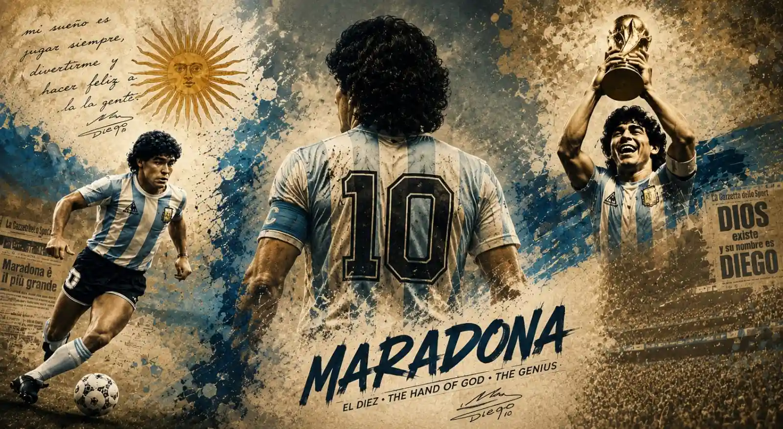Maradona Hand of God Goal of the Century