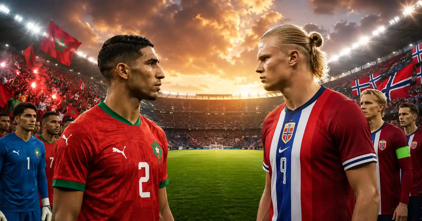 Morocco vs Norway World Cup Friendly
