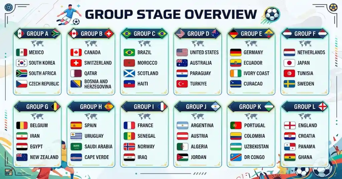 All 48 FIFA World Cup 2026 Teams in Alphabetical 