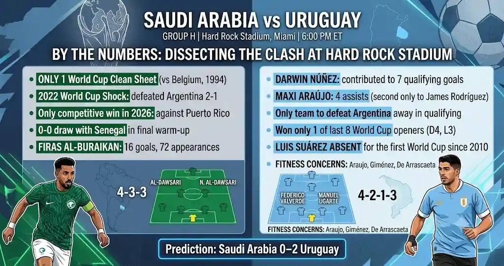 Saudi Arabia vs Uruguay World Cup 2026