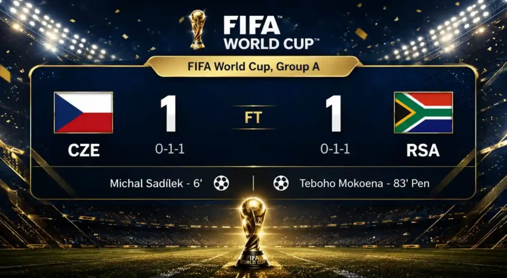 Czechia vs South Africa Match Report
