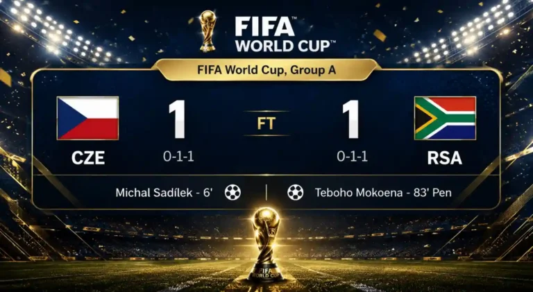 Czechia vs South Africa Match Report