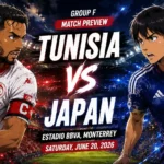Tunisia vs Japan