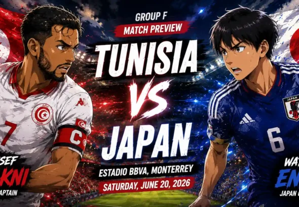 Tunisia vs Japan