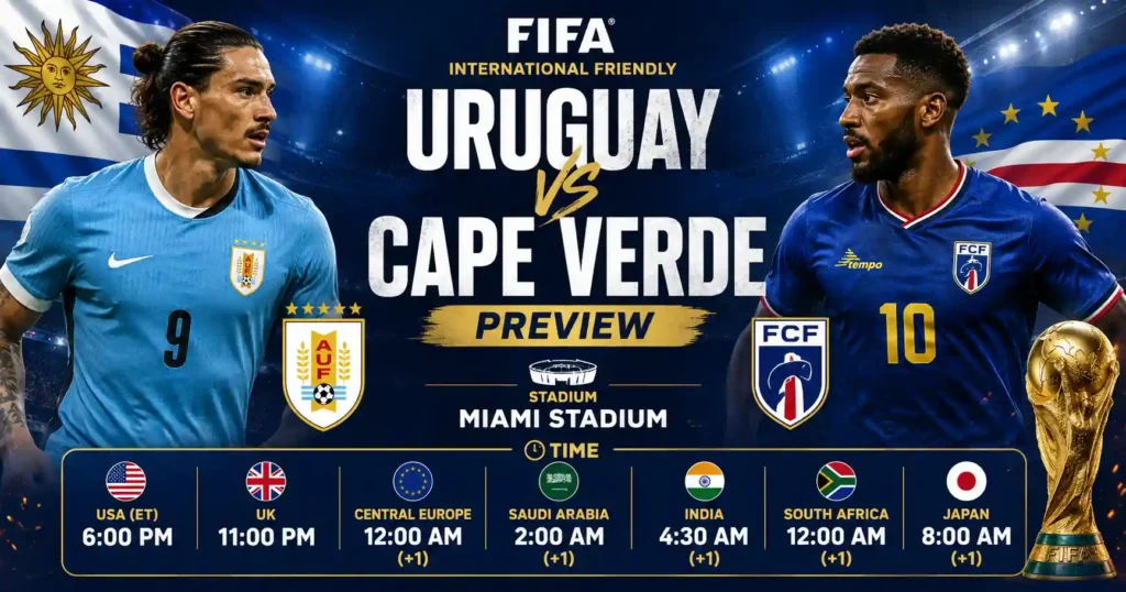 Uruguay vs Cape Verde