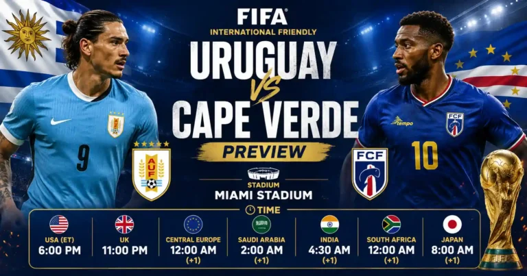 Uruguay vs Cape Verde
