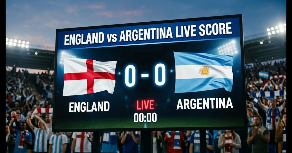 England vs Argentina Live Score