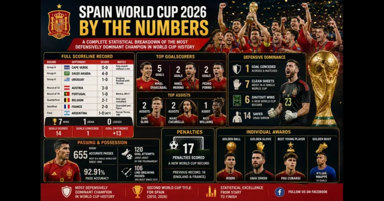 Spain World Cup 2026 Stats