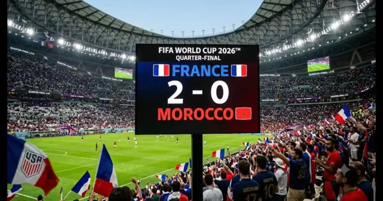 France vs Morocco Live Update