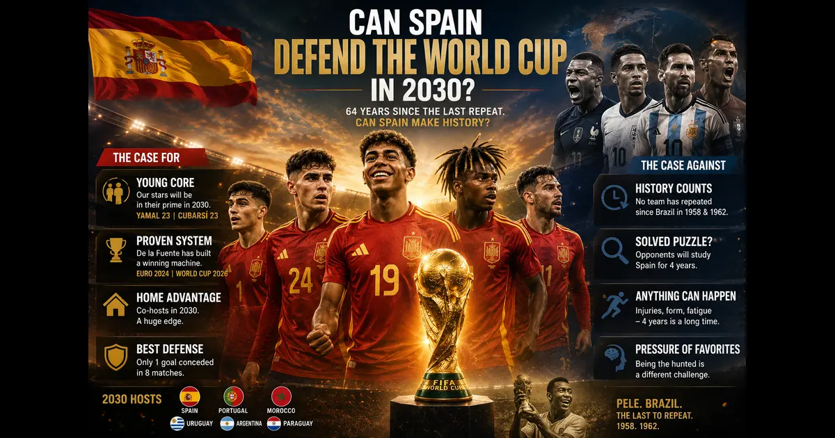 Can Spain Defend the World Cup in 2030