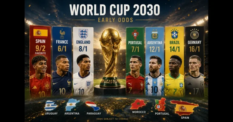 Favorites for FIFA World Cup 2030