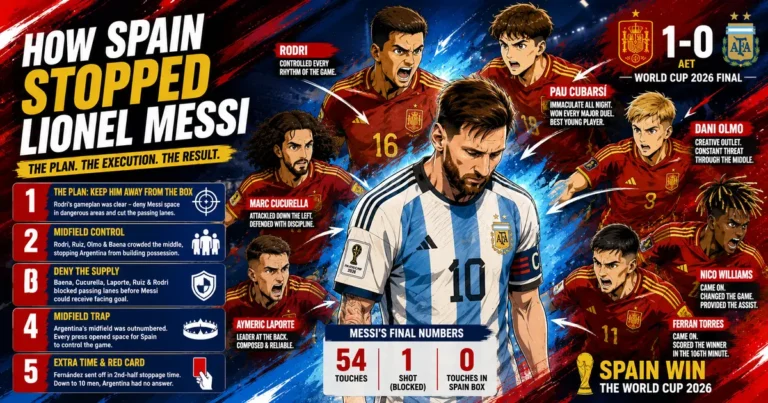 How Spain Stopped Lionel Messi