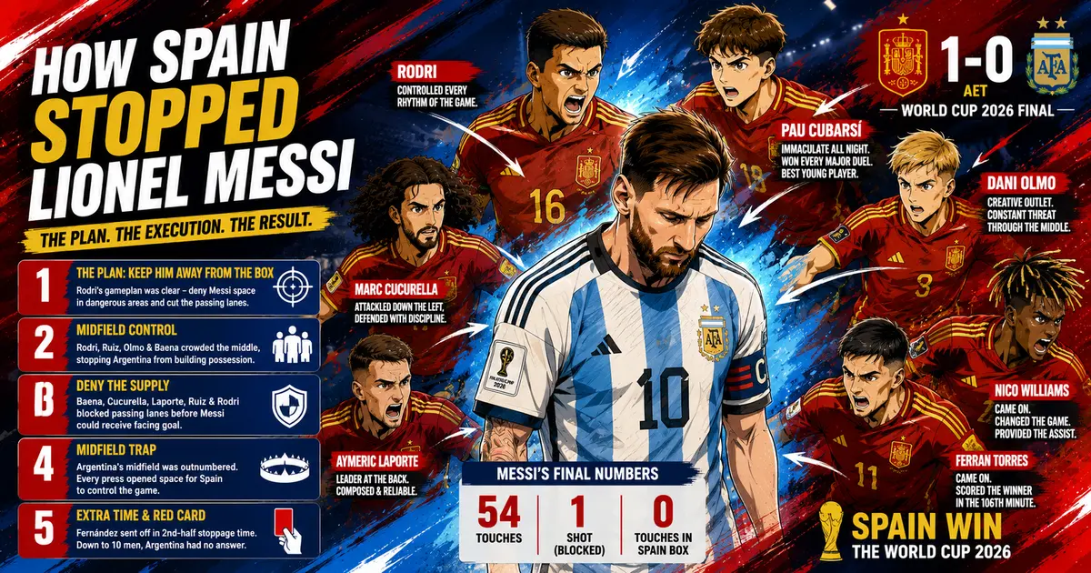 How Spain Stopped Lionel Messi