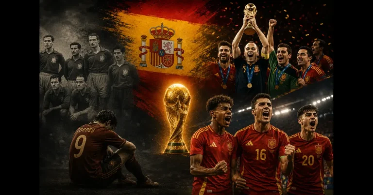 Spain World Cup History