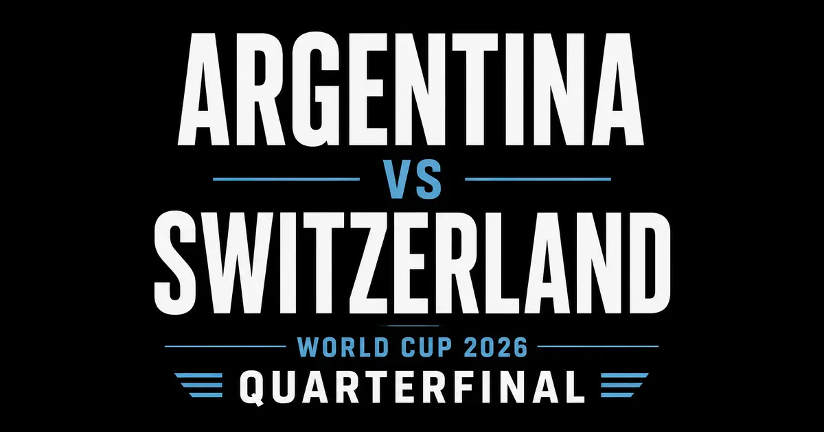 Argentina vs Switzerland Lineup