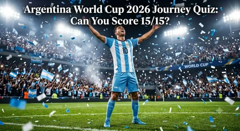 Argentina World Cup 2026 quiz