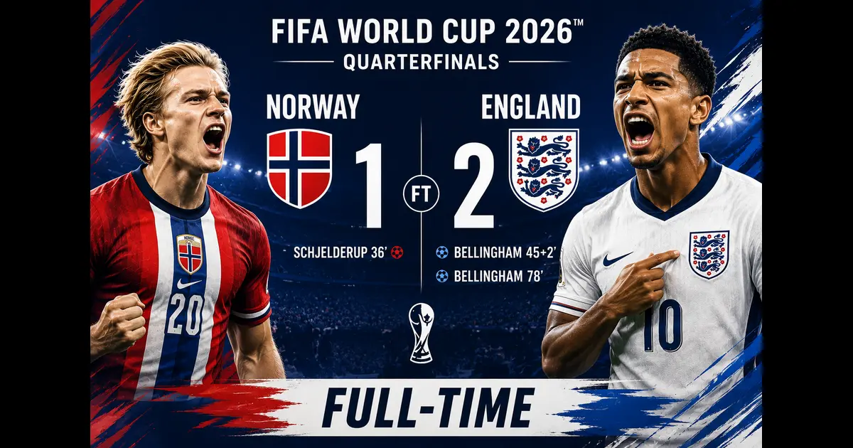 Norway vs England Live Score