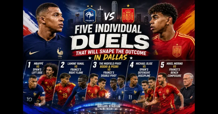 France vs Spain, World Cup 2026, Mbappe, Lamine Yamal, semifinal preview, Dallas Stadium, key battles