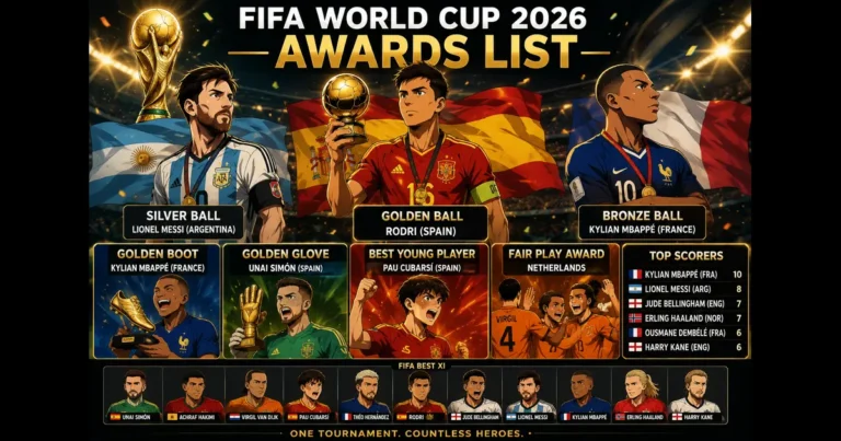 The Full FIFA World Cup 2026 Awards List