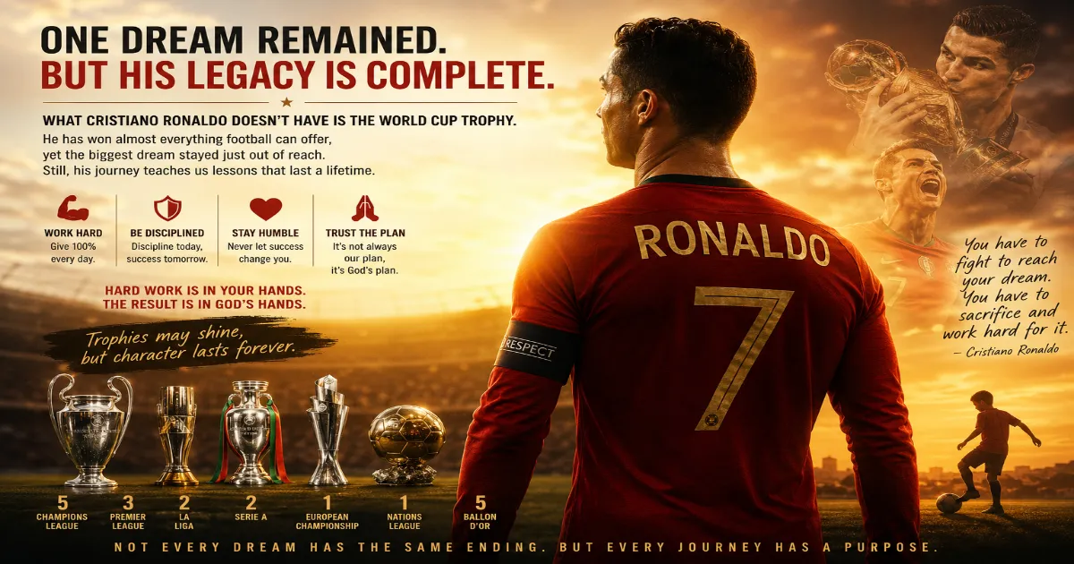 Cristiano Ronaldo World Cup trophy