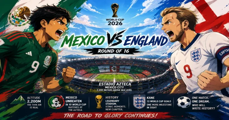 Mexico v England Preview