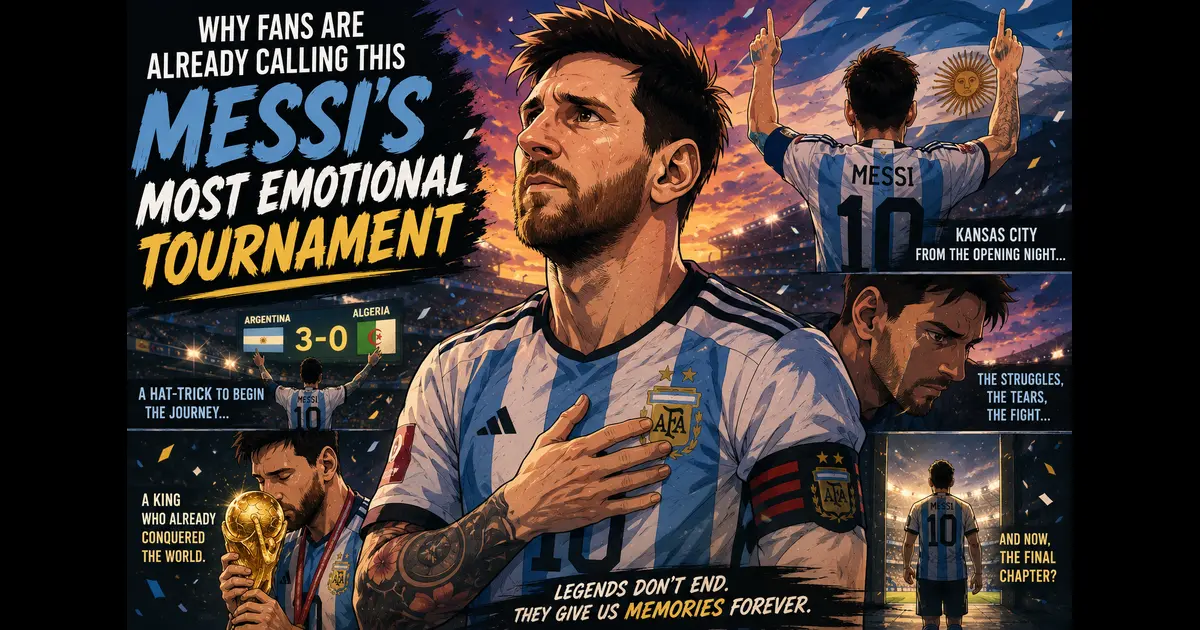  Messi's Most Emotional Tournament