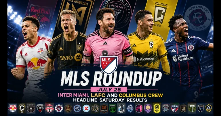 MLS July 25 Roundup