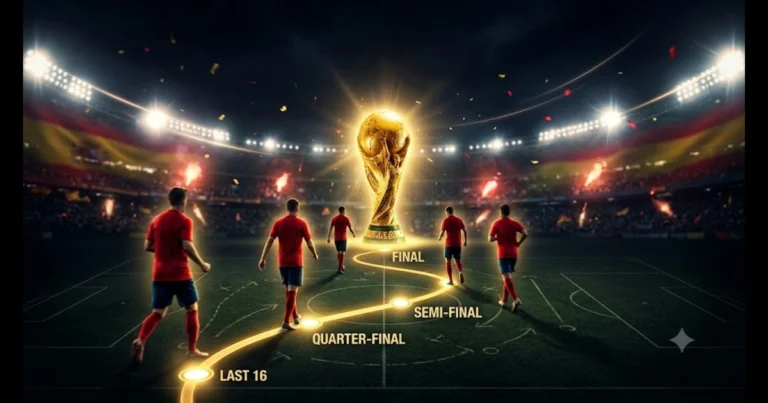 spain road to final