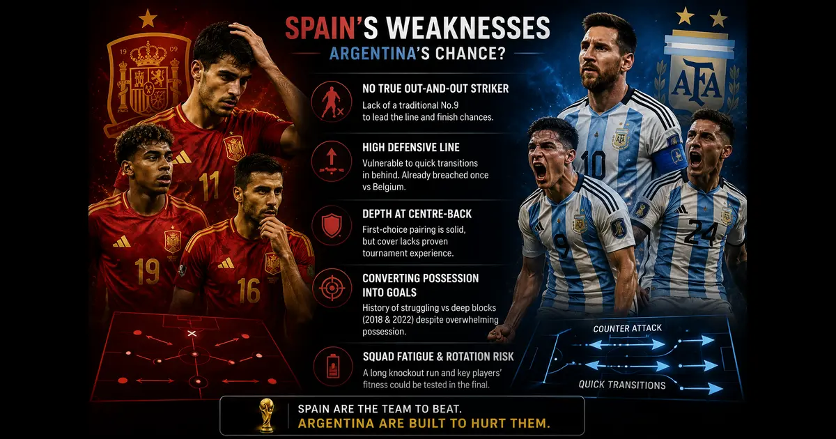 Spain weaknesses