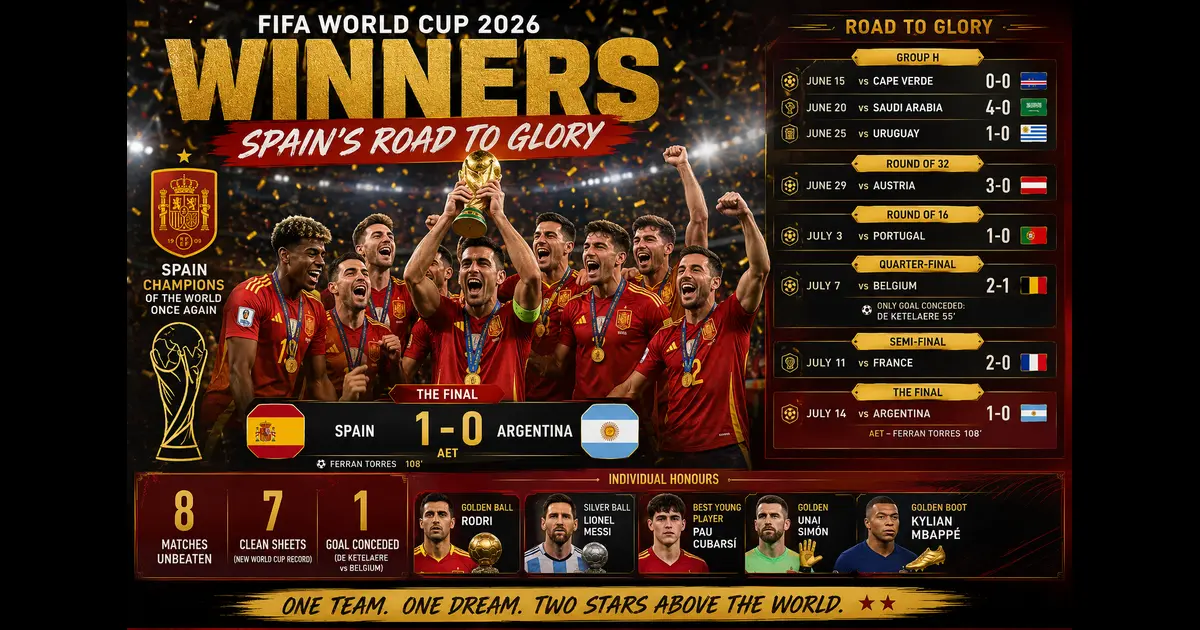 Spain Are World Champions