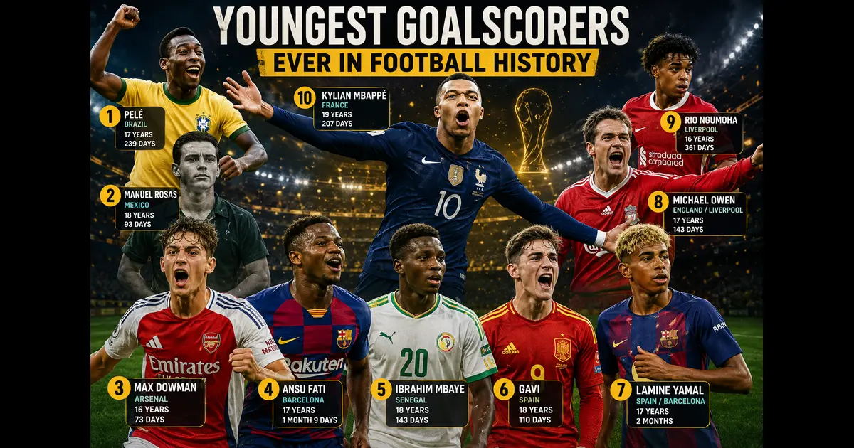 Youngest Goalscorers Ever in Football History