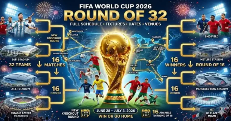 FIFA World Cup 2026 Round of 32: Full Schedule, Fixtures, Dates & Venues — The Brand-New Knockout Round Explained