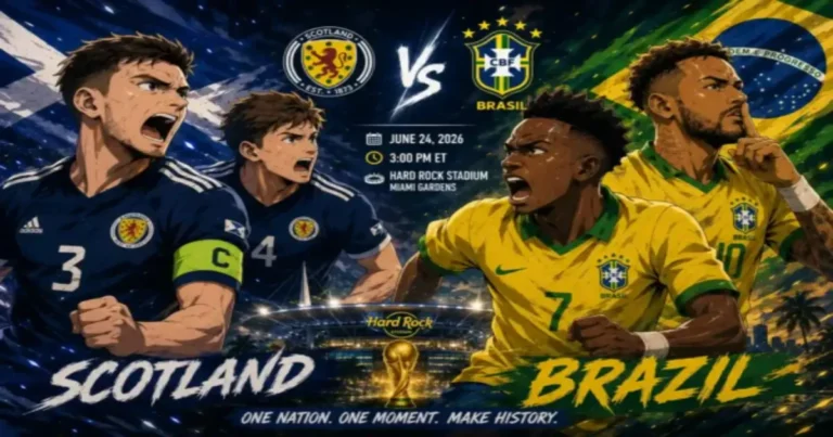Scotland vs Brazil