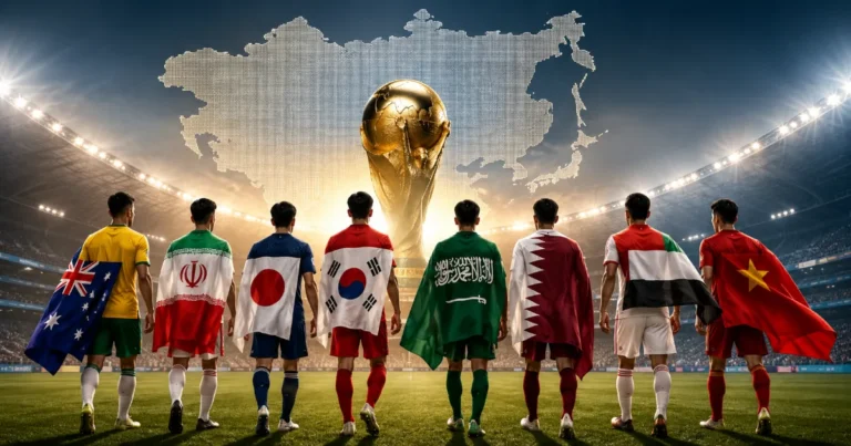 Tracing the rise of Asian football at the World Cup, from decades on the periphery to a record eight nations at the 2026 tournament.