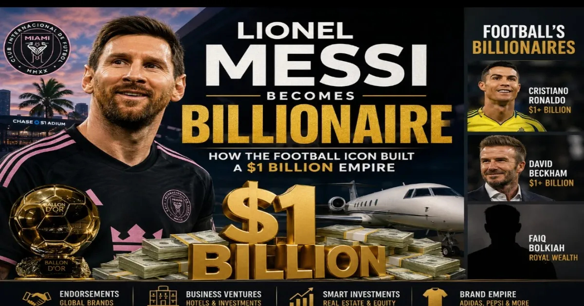 Lionel Messi Becomes Billionaire