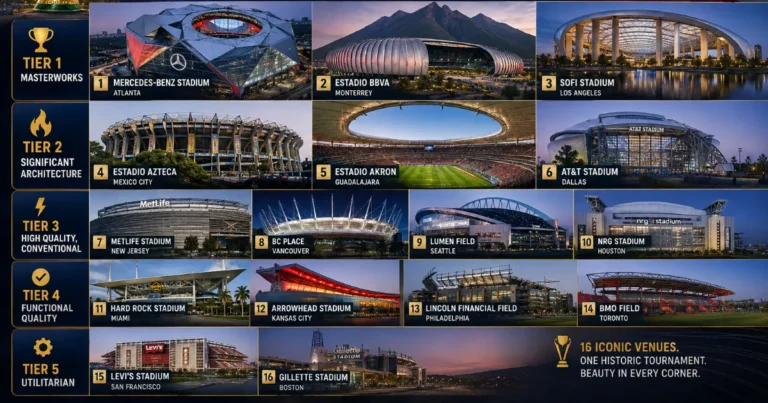 Most Beautiful World Cup 2026 Stadiums Ranked