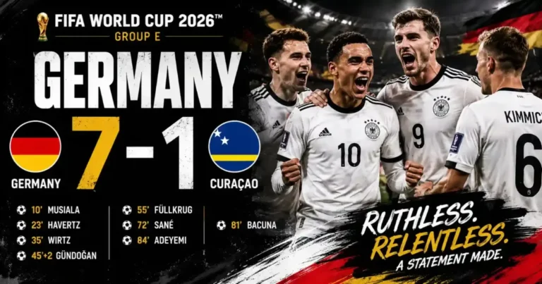 Germany 7-1 Curaçao: Ruthless Germans Send World Cup Warning