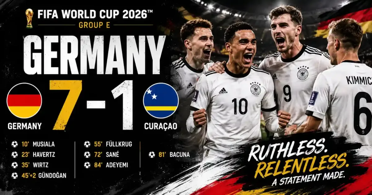 Germany 7-1 Curaçao: Ruthless Germans Send World Cup Warning
